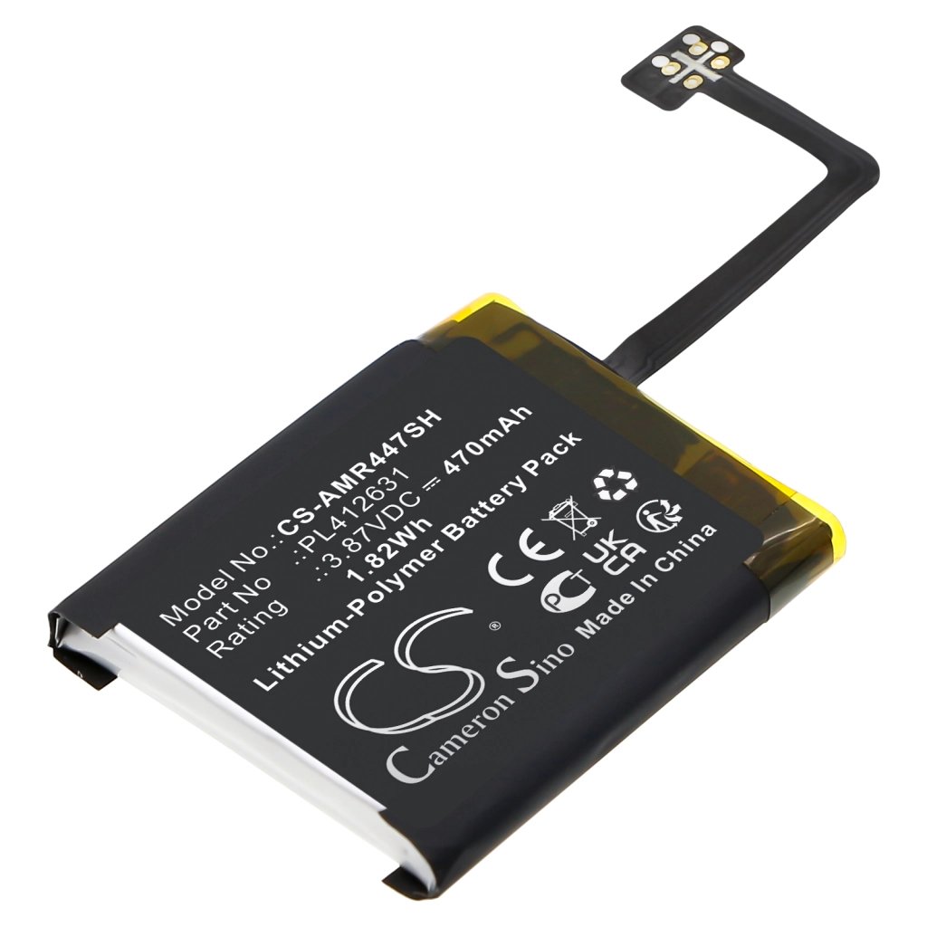 Amazfit PL412631 3.87V 470mAh / 1.82Wh nutikella aku