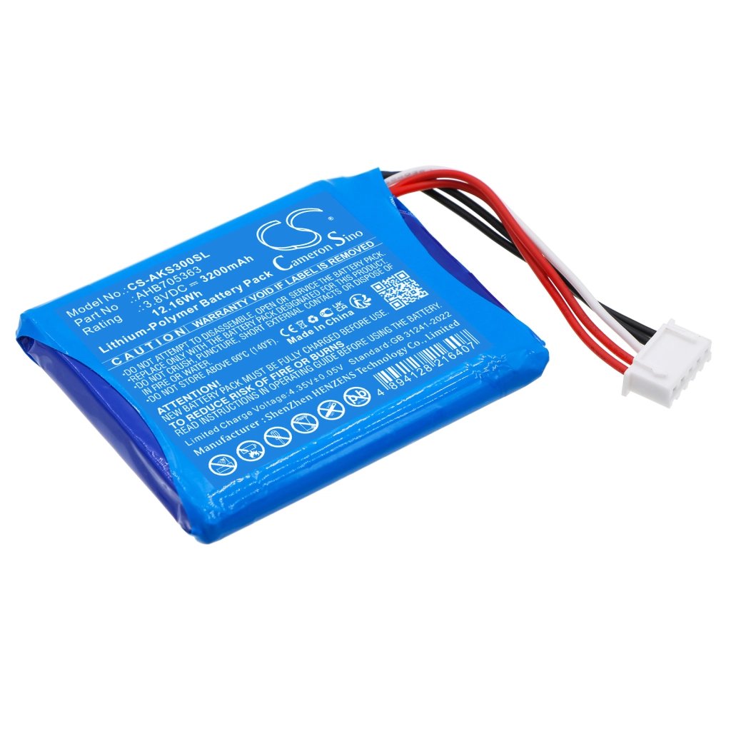 AKG AHB705363 3.8V 3200mAh / 12.16Wh kaiuttimen akku