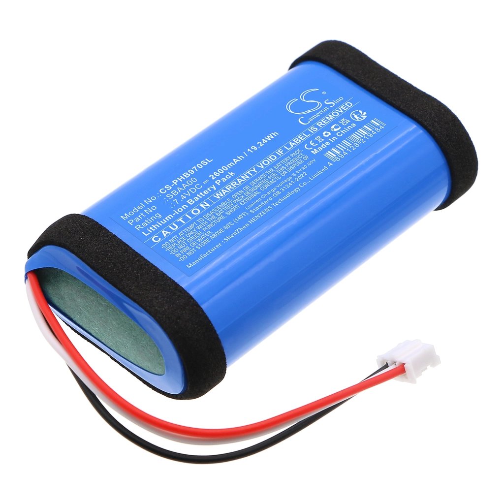 Philips SBAA00 7.4V 2600mAh / 19.24Wh Speaker Battery