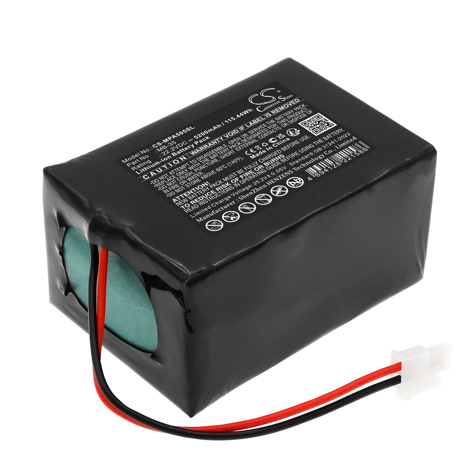Mipro MB-35 22.2V 5200mAh / 115.44Wh Speaker Battery
