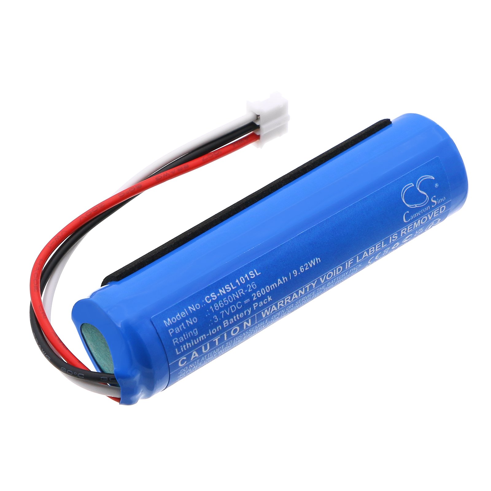 Nanit 18650NR-26 3.7V 2600mAh / 9.62Wh Speaker Battery