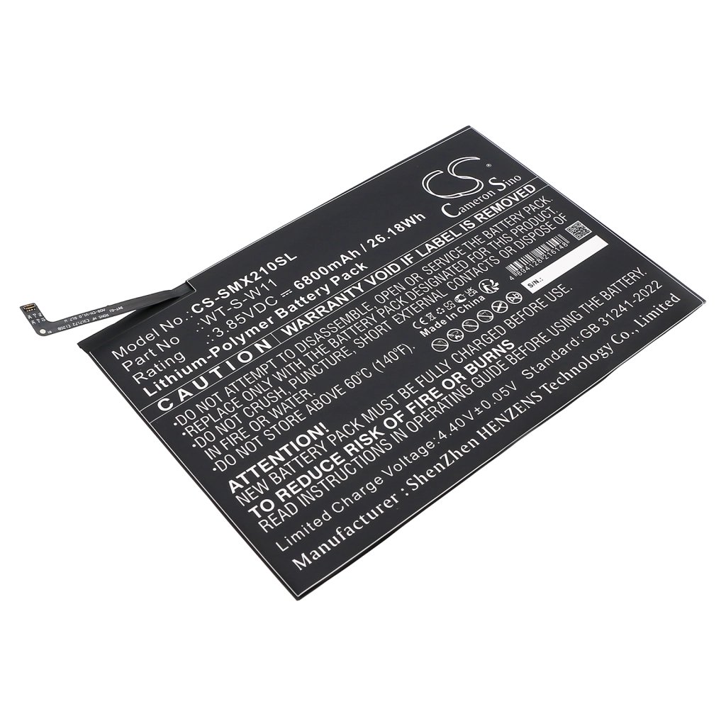 Samsung WT-S-W11 3.85V 6800mAh / 26.18Wh аккумулятор планшета