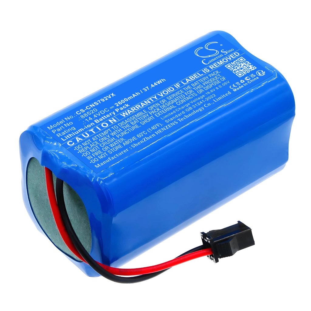 Honiture 88520 14.4V 2600mAh / 37.44Wh putekļsūcēja akumulators
