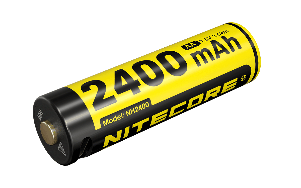 Nitecore NH2400 AA 1.5V USB-C 2400mAh Li-ion aku, 4tk