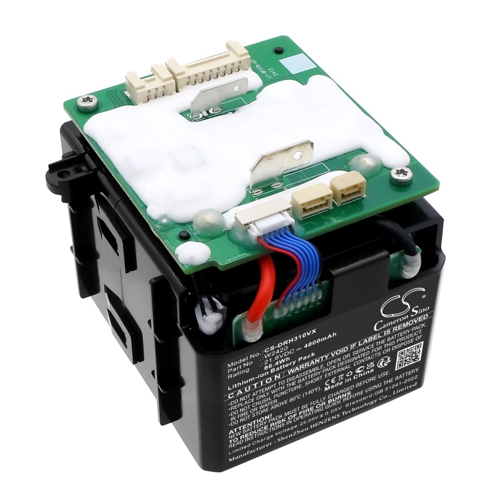 Dreame W2420 21.6V 4000mAh / 86.4Wh putekļsūcēja akumulators