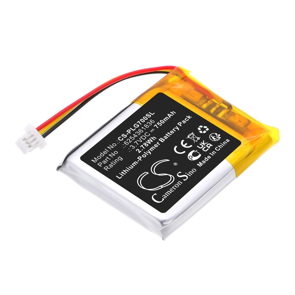 Plantronics 6254361836 3.7V 750mAh / 2.78Wh аккумулятор для наушников