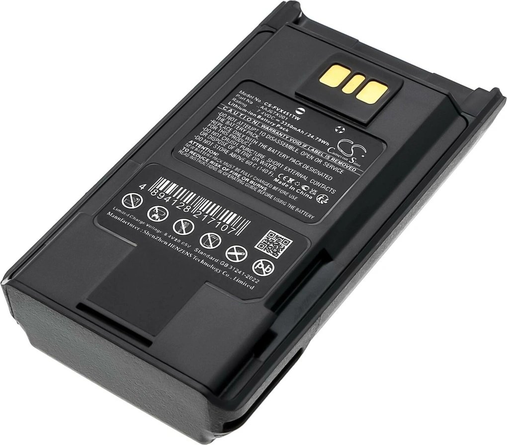YAESU AAJ67X001 7.4V 3350mAh / 24.79Wh rācijas akumulators