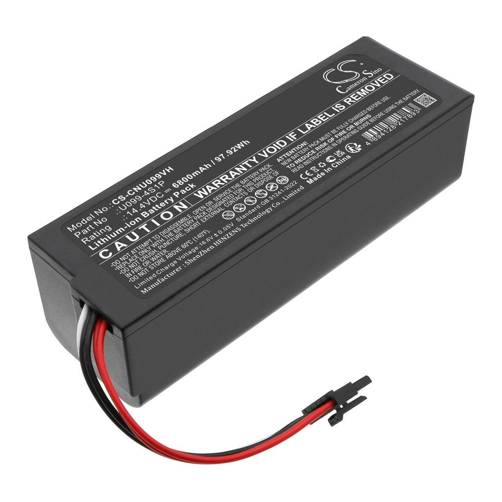 CECOTEC U099-4S1P,U099-4S2P 14.4V 6800mAh / 97.92Wh putekļsūcēja akumulators