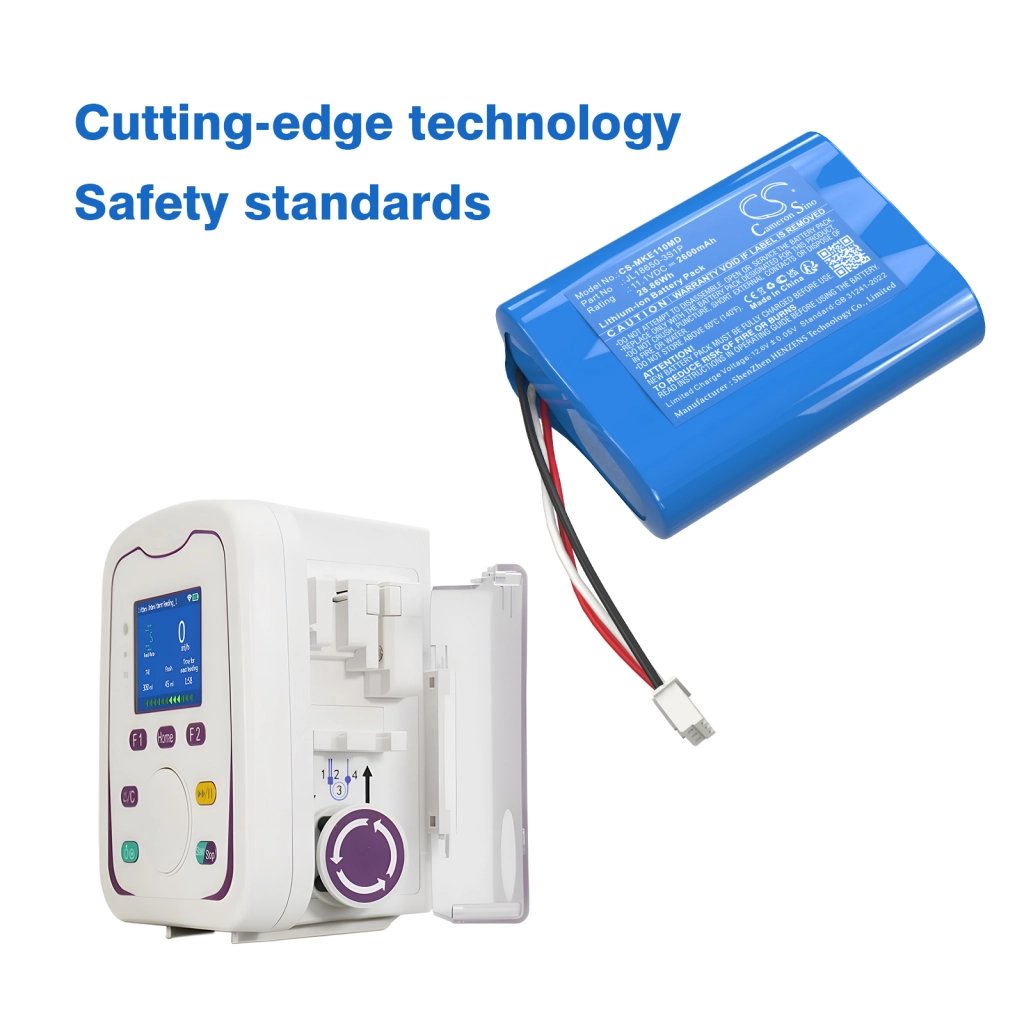 MDKMed JL18650-3S1P 11.1V 2600mAh / 28.86Wh Medical Device Battery