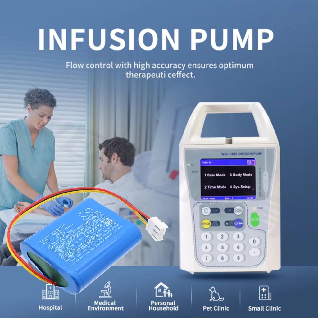 WEGO INR18650 7.4V 2600mAh / 19.24Wh medicīnas ierīces akumulators