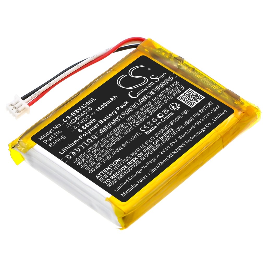 Babysense HQ804050 3.7V 1800mAh / 6.66Wh beebimonitori aku