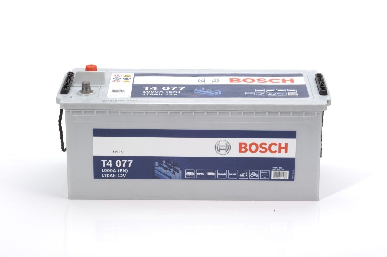 Bosch T4 077 170Ah 1000A 513x223x223 starter battery +-