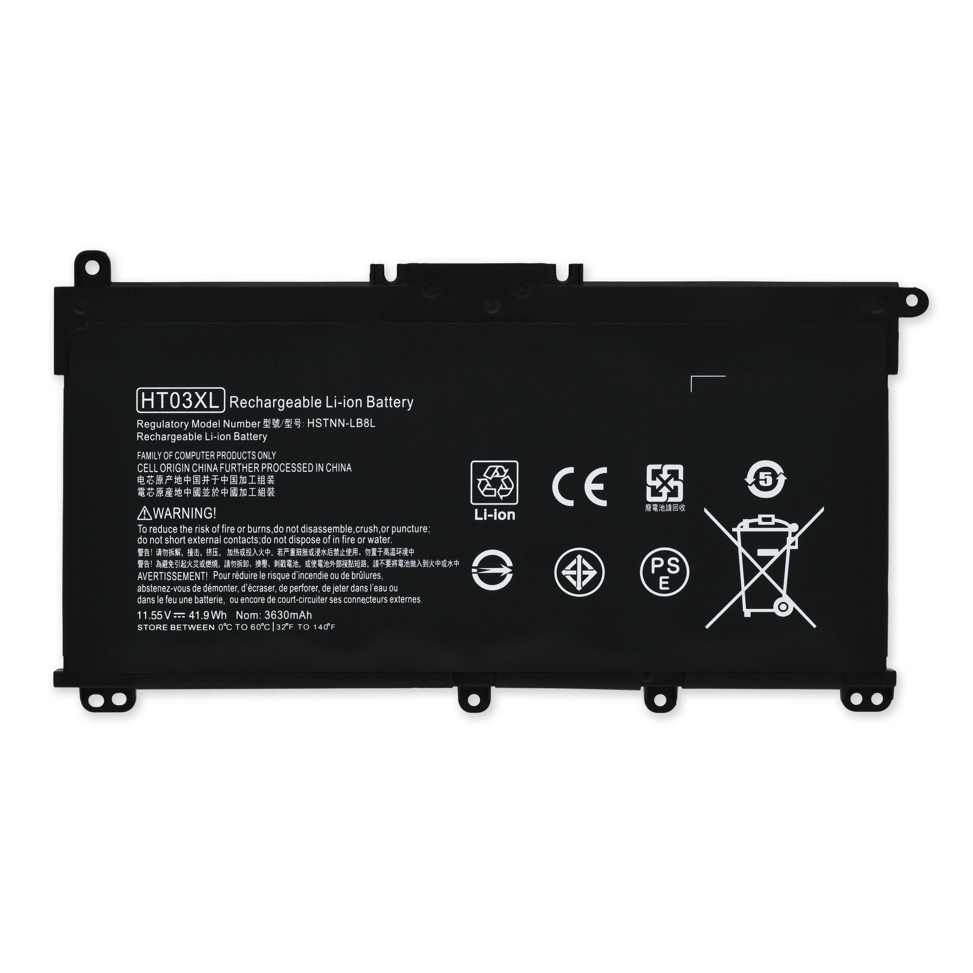 HP HT03XL, HSTNN-LB8M аккумулятор ноутбука 41.9Wh
