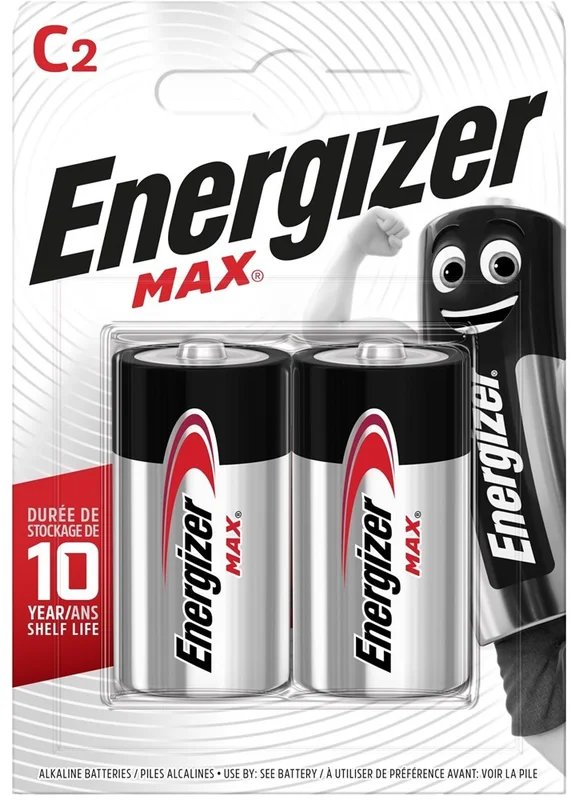 Energizer Max LR14 C patarei 2-pakk