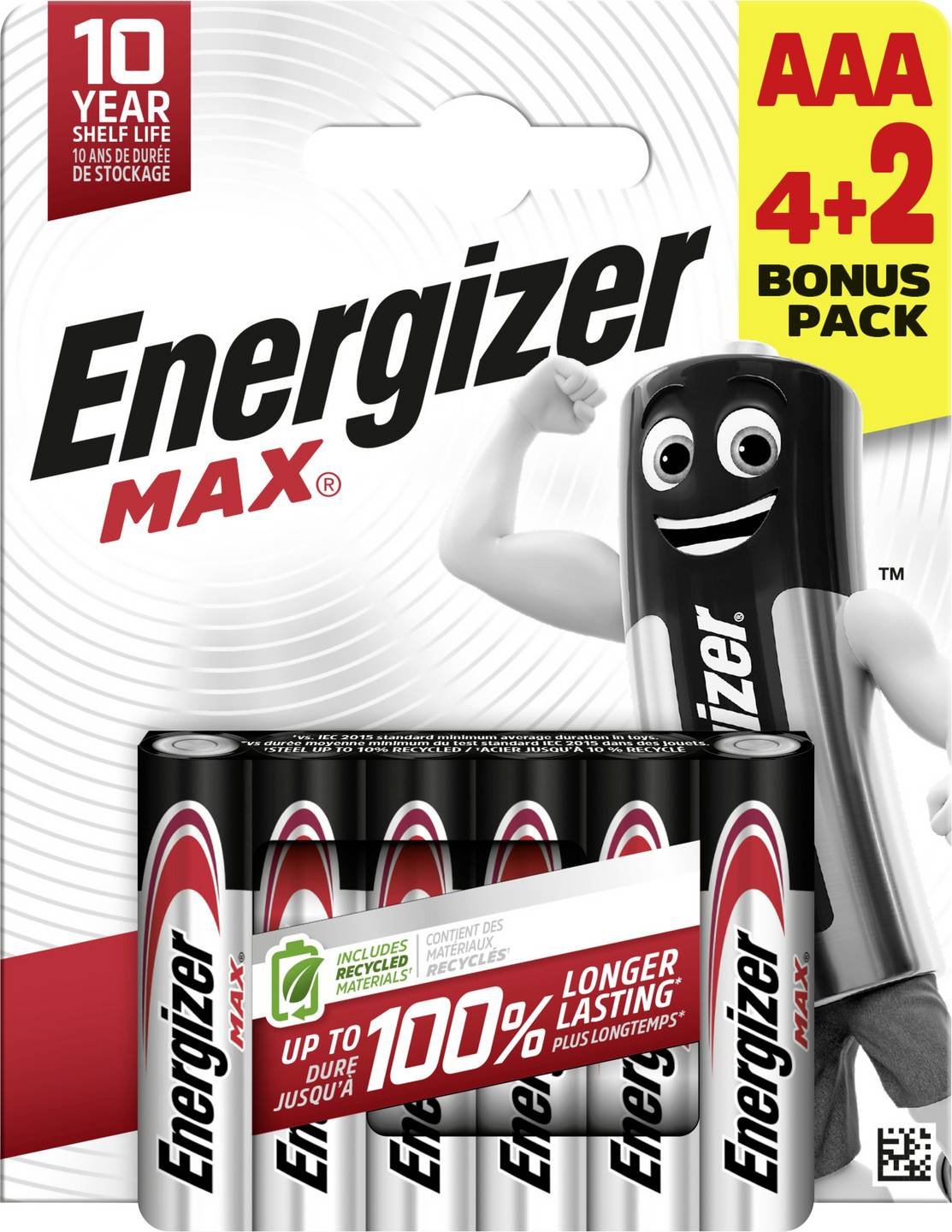 Energizer Max LR03 AAA BL4+2 baterija