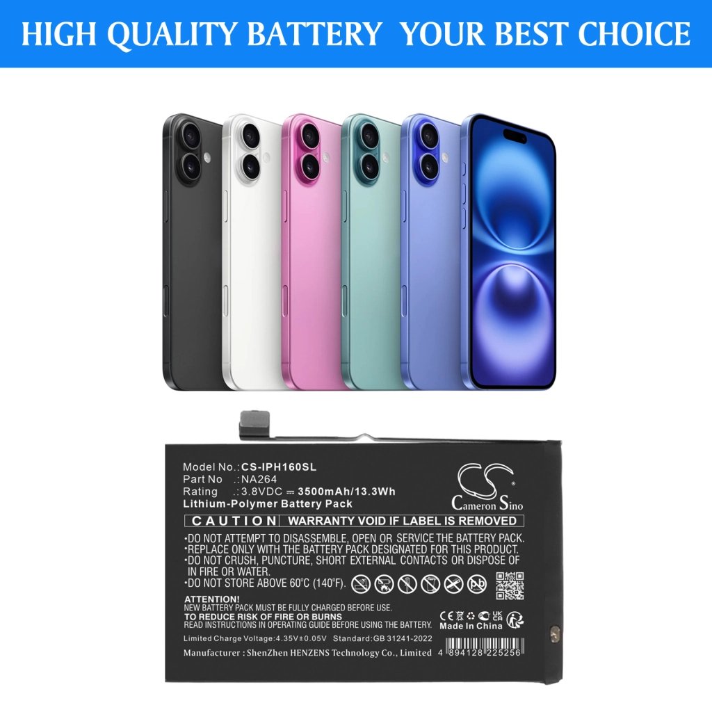 Apple NA264 3.8V 3500 mAh / 13.3 Wh аккумулятор для мобильного телефона