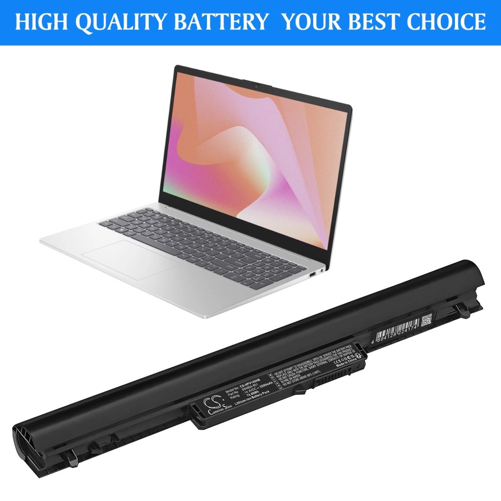 HP 694864-851, 728248-221, 751906-541, 888182064801, 888793070352, 888793070383, HSTNN-PB5Y, HSTNN-YB4D, J1U99AA, J1V00AA, OA04041, VK04 14.4V 5200mAh / 74.88Wh klēpjdatora akumulators