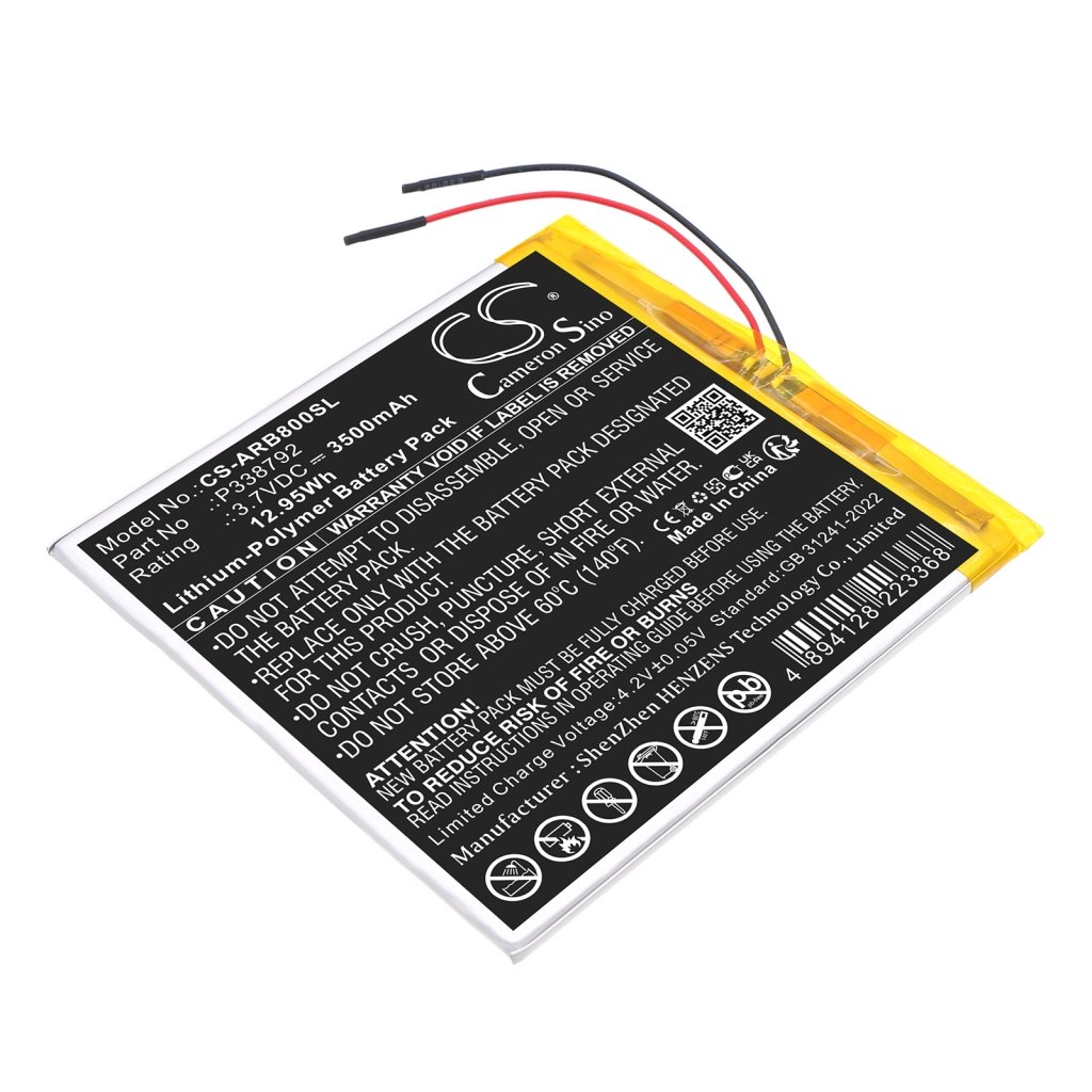 Archos P338792 3.7V 3500 mAh / 12.95 Wh tahvelarvuti aku