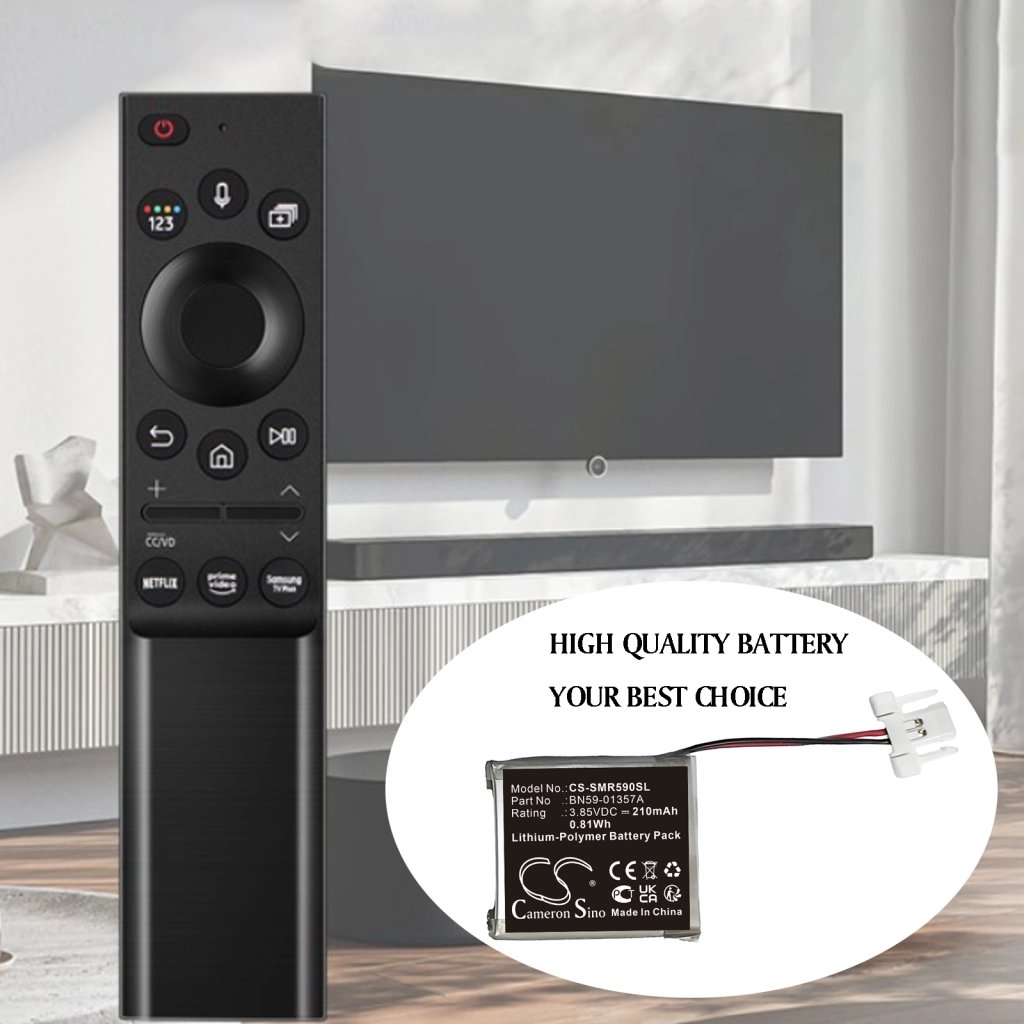 Samsung BN59-01357A,BP59-00150A 3.85V 210 mAh / 0.81 Wh kaugjuhtimispuldi aku