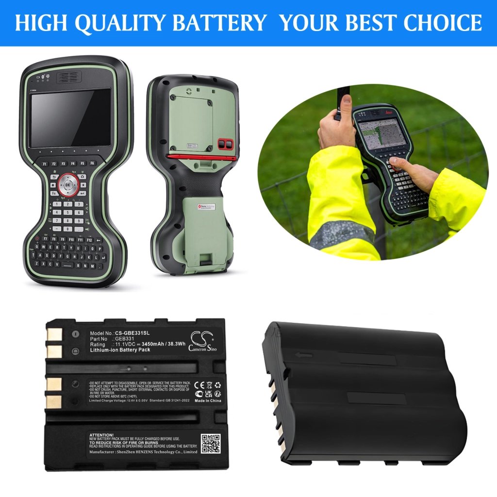 Leica 799190,GEB331,GEB333,GEB334,GEB363,GEB364 11.1V 3450 mAh / 38.3 Wh akumulators