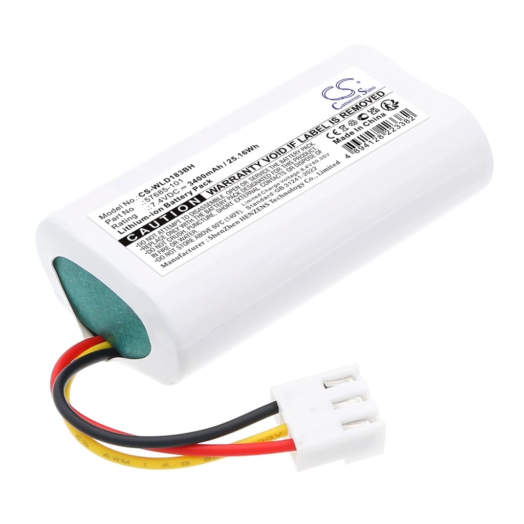 Winland 57685-101,EAPro-GTWY-BAT,M-001-0172 7.4V 3400 mAh / 25.16 Wh alarmsüsteemi aku