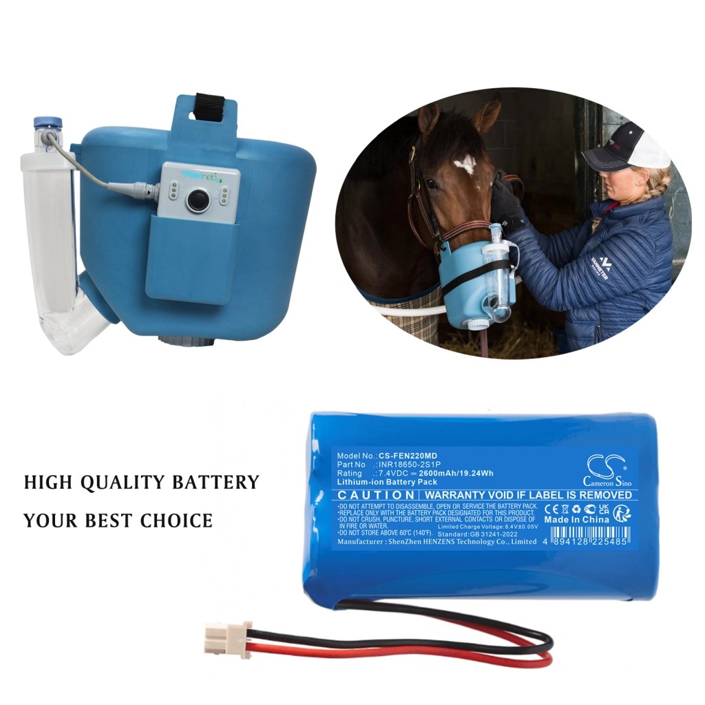 Flexineb INR18650-2S1P 7.4V 2600 mAh / 19.24 Wh meditsiiniseadme aku