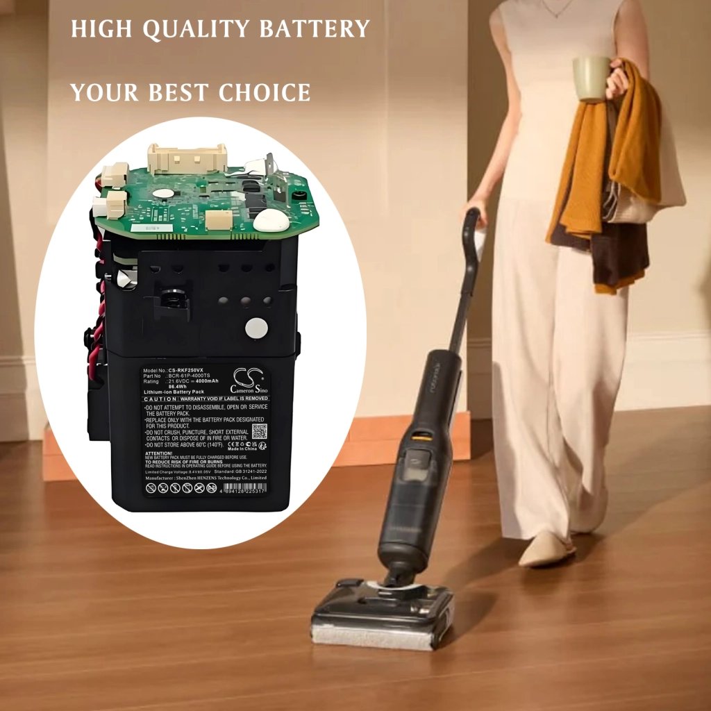 Roborock BCR-61P-4000TS 21.6V 4000 mAh / 86.4 Wh tolmuimeja aku