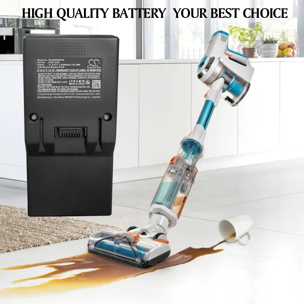 Genius 6INR19/66 21.6V 2000 mAh / 43.2 Wh tolmuimeja aku