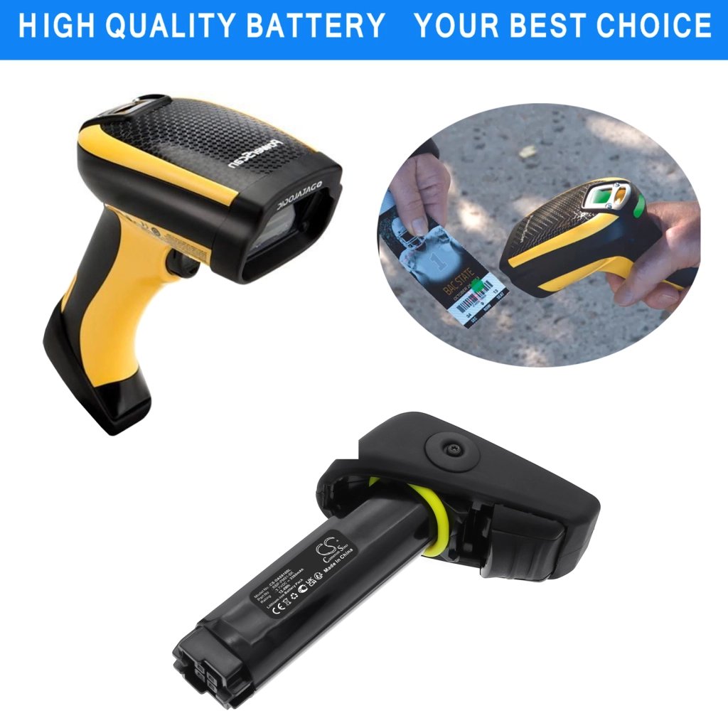 Datalogic DTL-RBPPM91LK, RBP-PM91-BK 3.7V 3350 mAh / 12.4 Wh svītrkoda lasītāja akumulators