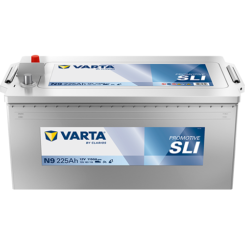 Varta N9 225Ah 1150A Promotive SLI 518x276x242 käivitusaku +-