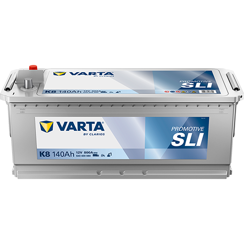 Varta K8 140Ah 800A Promotive SLI 513x189x223mm käivitusaku +-