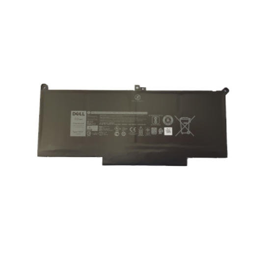 Dell F3YGT Latitude 7280, 7480 7.6V 8000mAh / 61Wh Li-ion kannettava tietokonen akku
