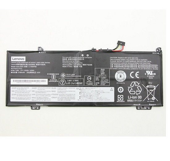 Lenovo L17C4PB0, L17M4PB0 IdeaPad, Flex, Yoga 7.7V 6400mAh / 50Wh kannettava tietokonen akku