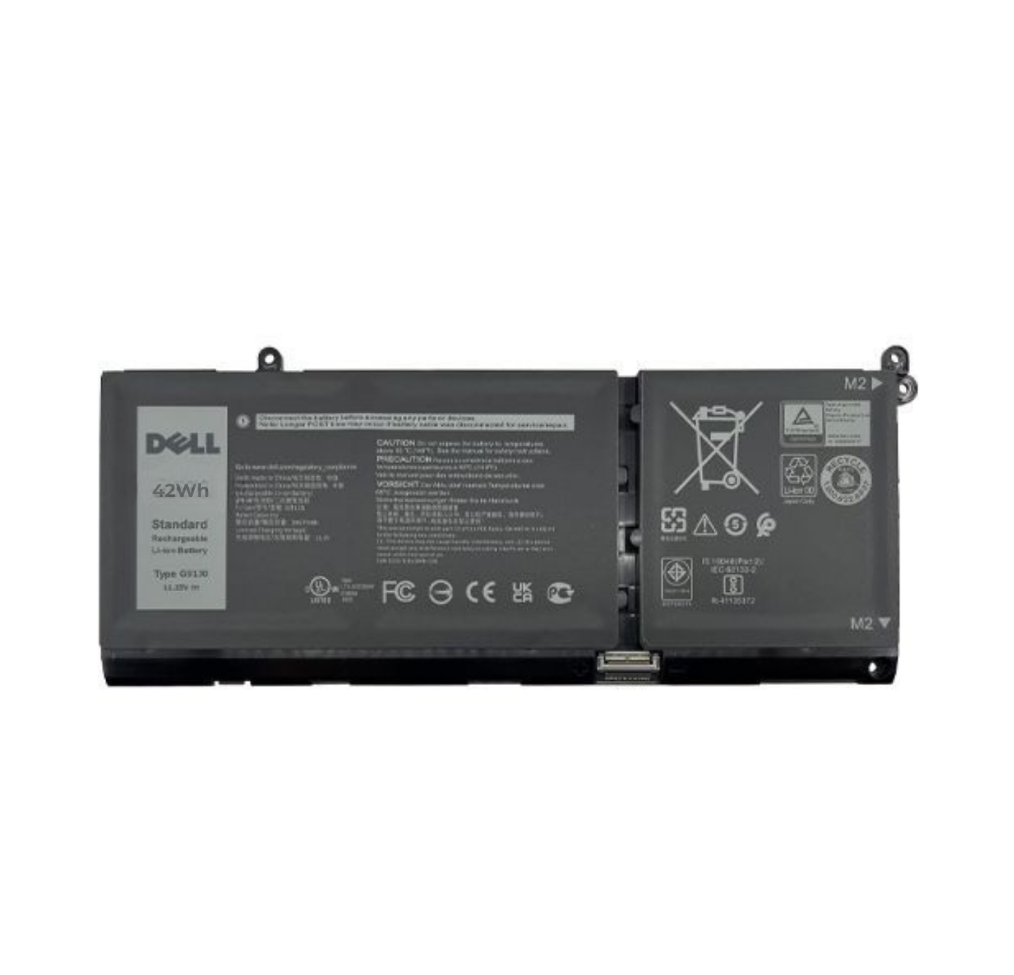 Dell G91J0 Inspiron 13 5310 11.55V 3600mAh / 42Wh kannettava tietokonen akku