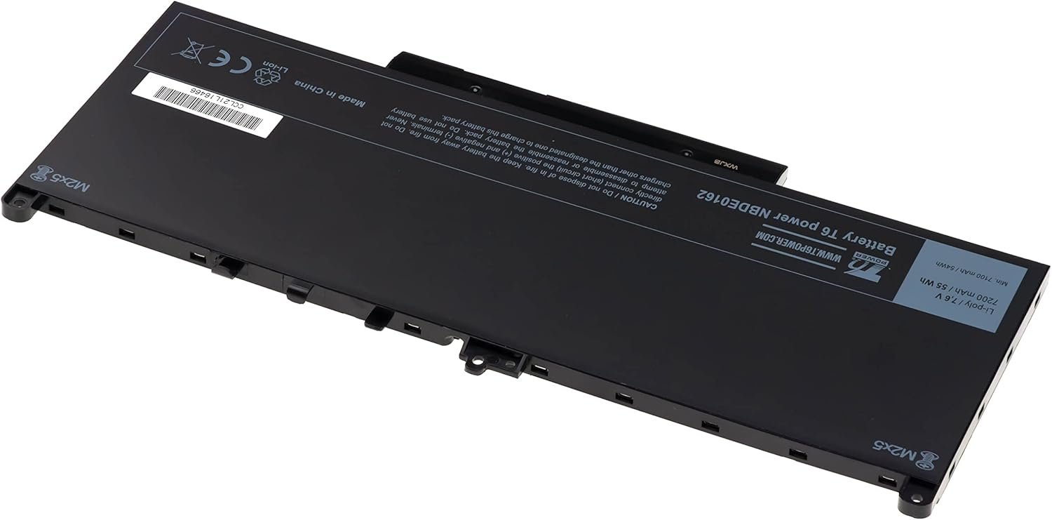 Dell J60J5 Latitude E7270,  E7470 7.6V 8000mAh / 61Wh kannettava tietokonen akku