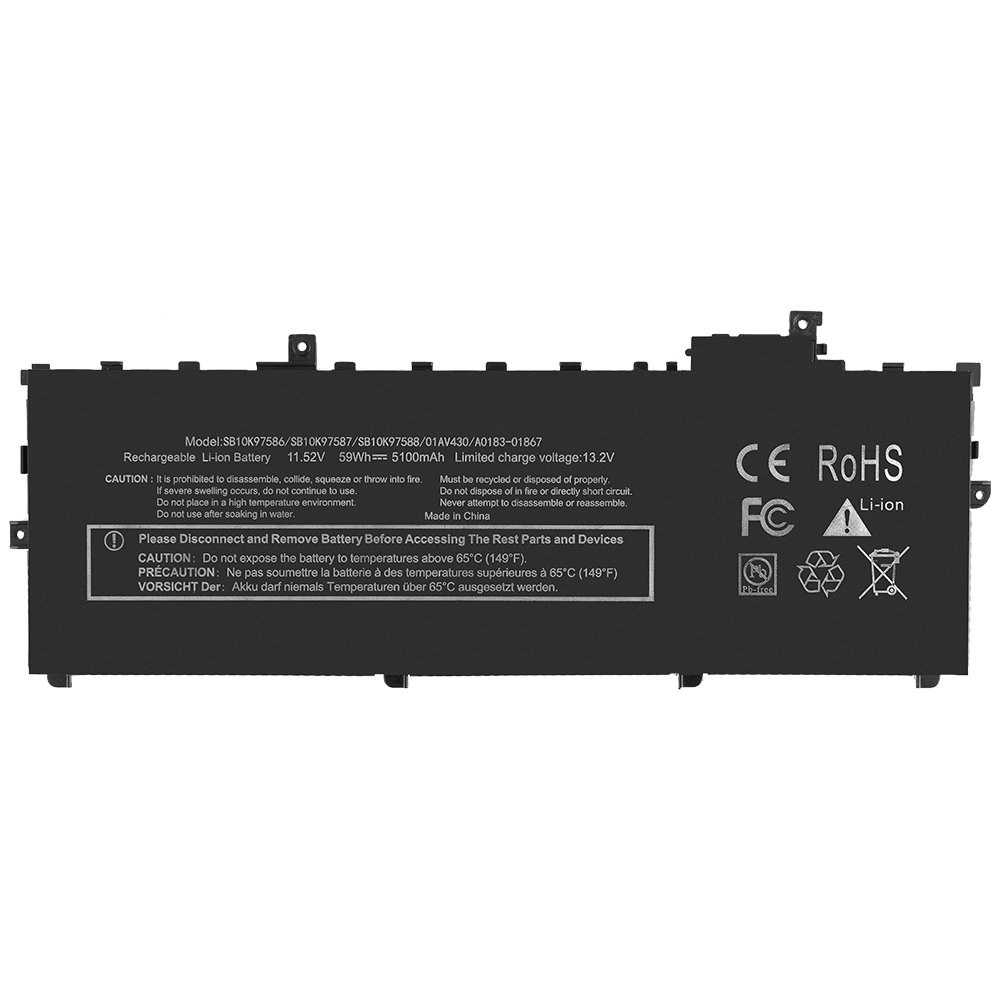 Lenovo SB10K97586 X1 Carbon gen5,6 11.52V 5100mAh / 59Wh kannettava tietokonen akku