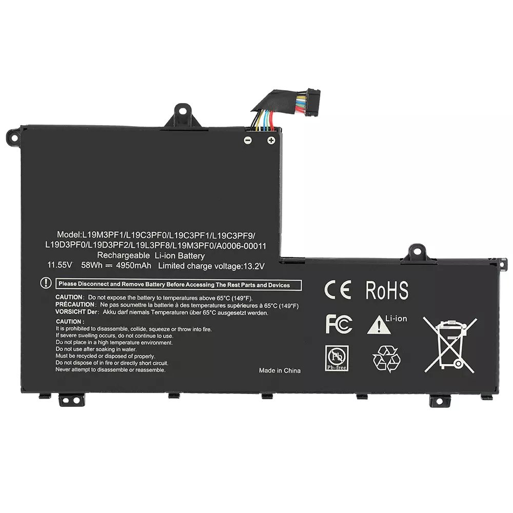 Lenovo L19M3PF1 ThinkBook 14-IML, ThinkBook 15-IML 11.55V 4950mAh / 58Wh sülearvuti aku