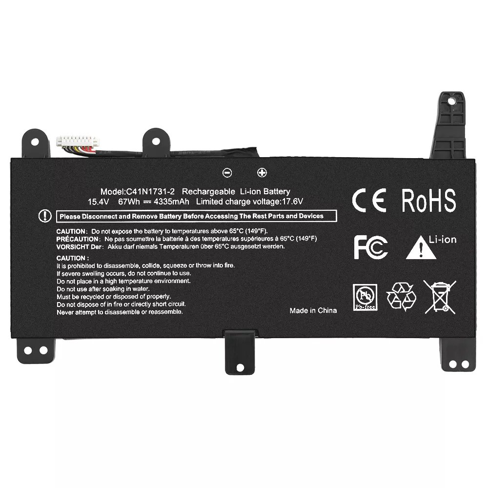 Asus C41N1731-2 Asus Rog Strix G17, G731, SCAR 17 15.4V 4335mAh / 67Wh sülearvuti aku