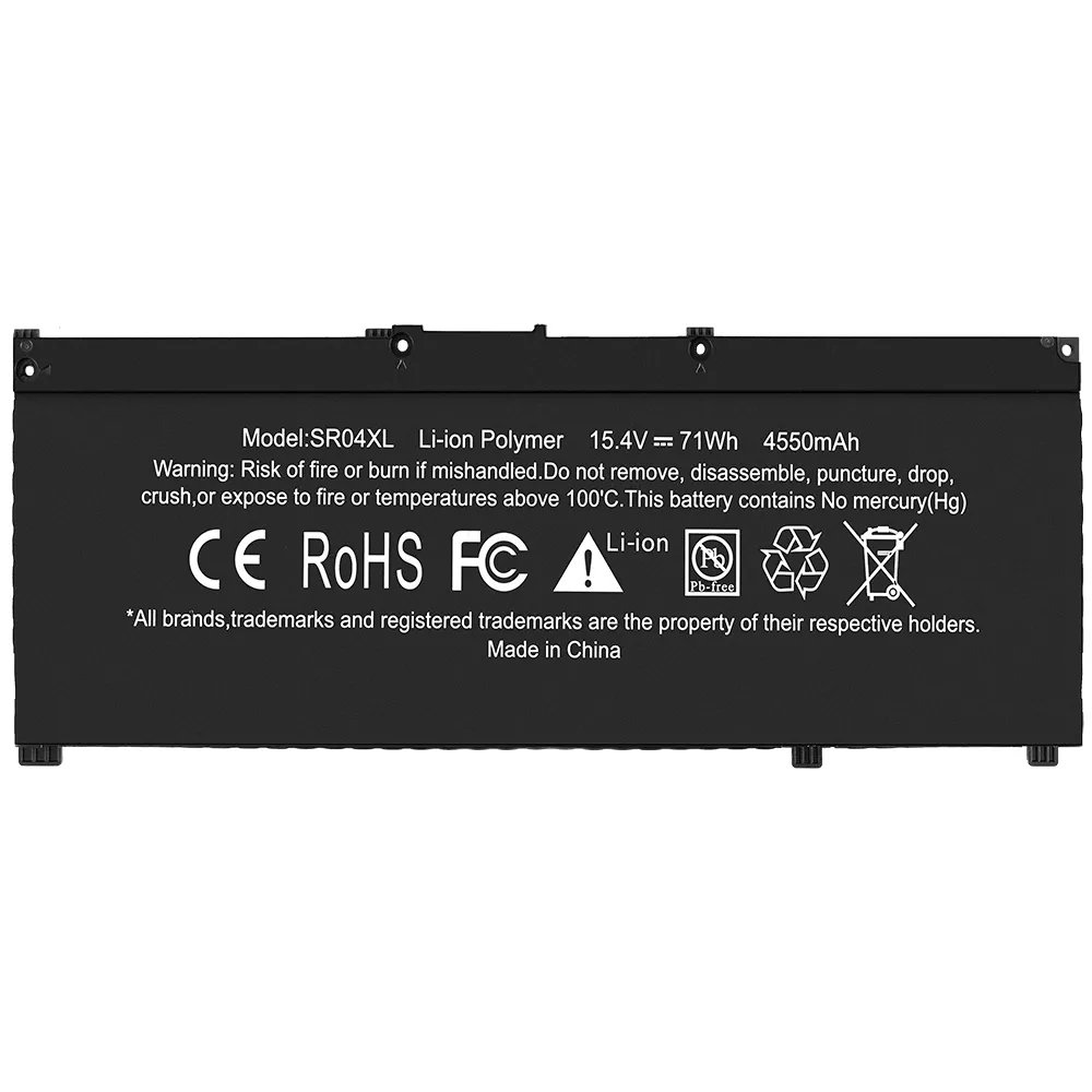 HP SR04XL Omen 15 15.4V 4550mAh / 71Wh Li-ion sülearvuti aku