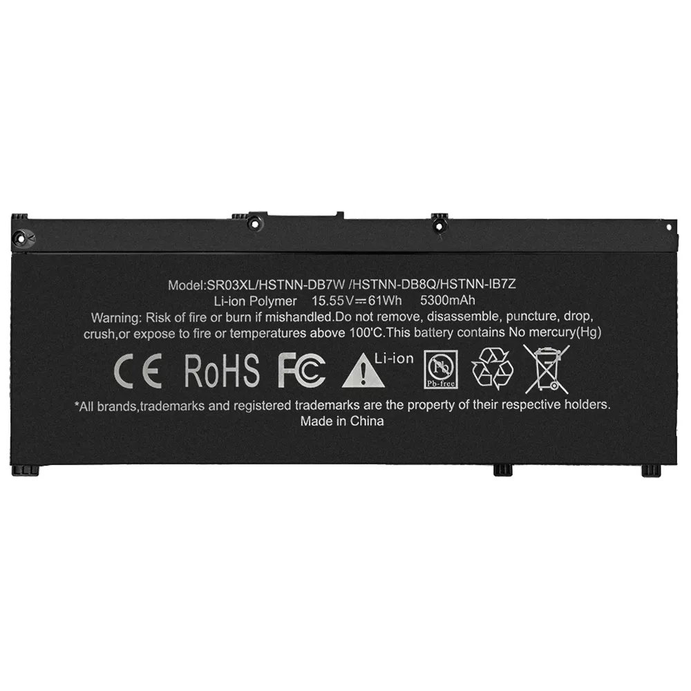 HP SR03XL Pavilion 15,17 11.55V 5300mAh / 62 Wh Li-ion sülearvuti aku