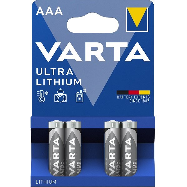 Varta Lithium 6103 AAA/FR03 battery 4-pack