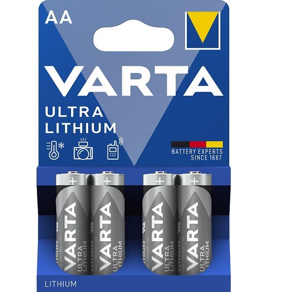 Varta Lithium 6106 AA/FR6  батарейка 4шт