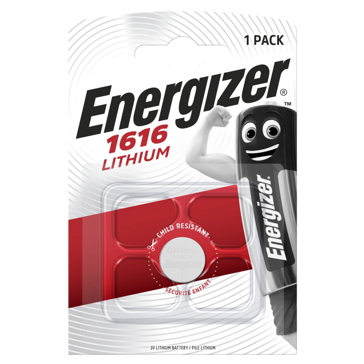 Energizer Lithium CR1616 BL1 paristo