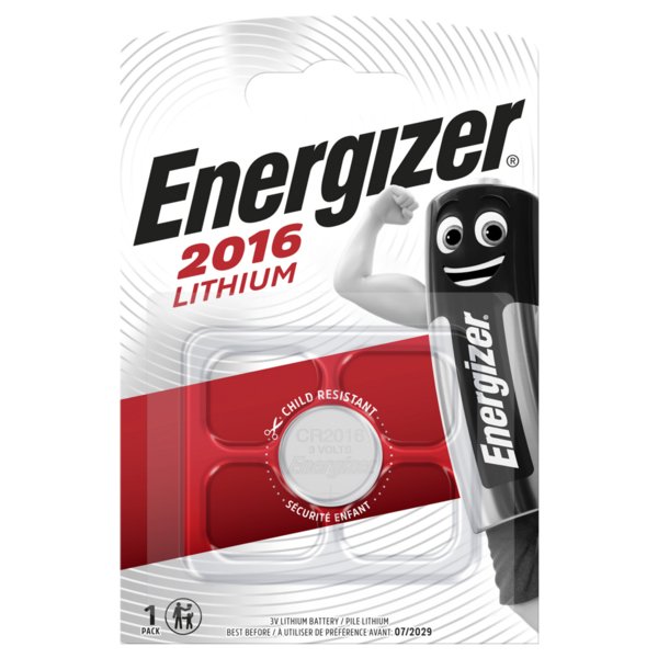 Energizer Lithium CR2016 BL1 paristo