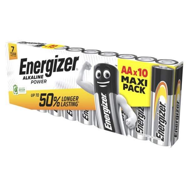 Energizer Alkaline Power AA/LR6 paristo 10 kpl