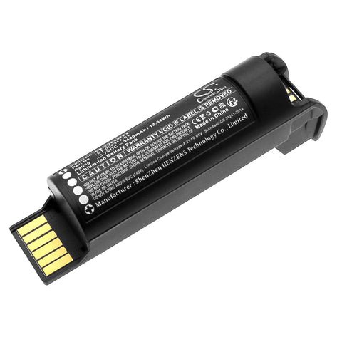 Zebra BT-000317-01, BTRY-DS22EAB0E-00 3400mAh / 12.58Wh аккумулятор сканера штрих-кодов