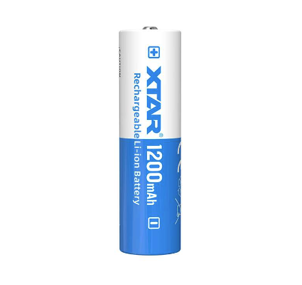 Xtar 1200mAh 3.6V 14500/AA Li-ion akumulatoru 1 gab