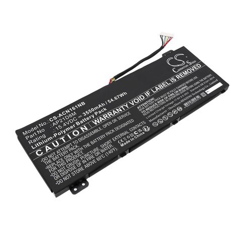 CS Klēpjdatora akumulators Acer Nitro 16, AP21D8M, KT.0040G.015 3550mAh / 54.67Wh Li-ion