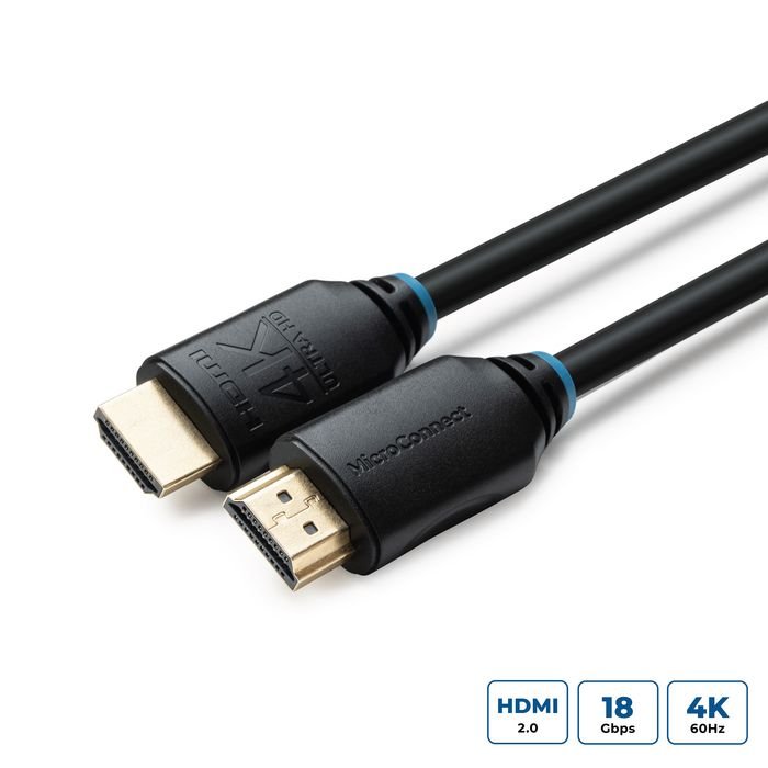MicroConnect HDMI Cable 4K, 1m kaapeli