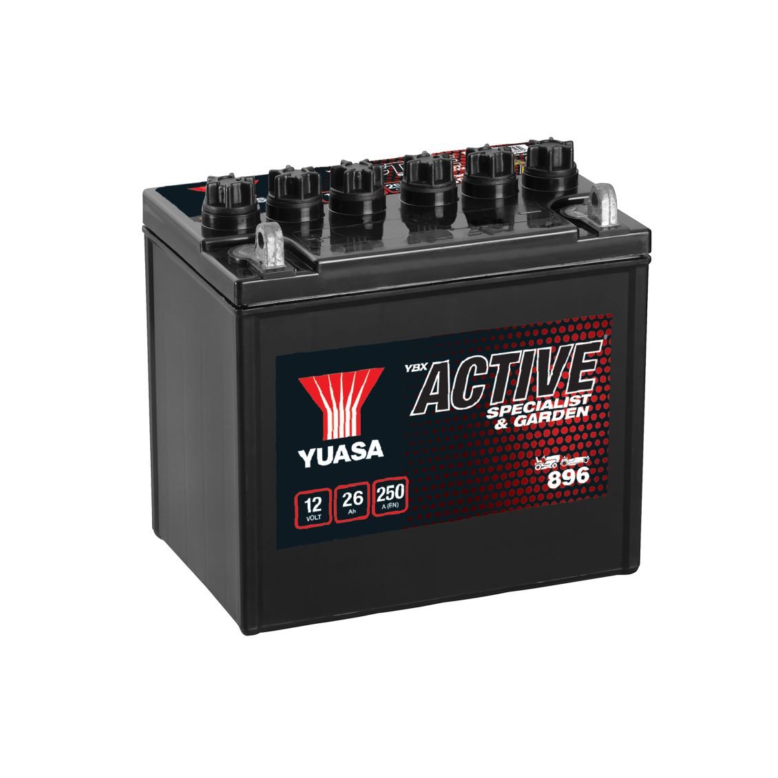 Yuasa 896 12V 26Ah 250CCA Garden akku